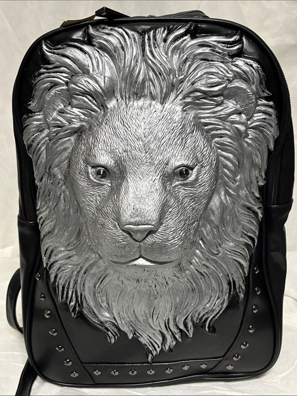 Lion 3 D Embossed Backpack NWT